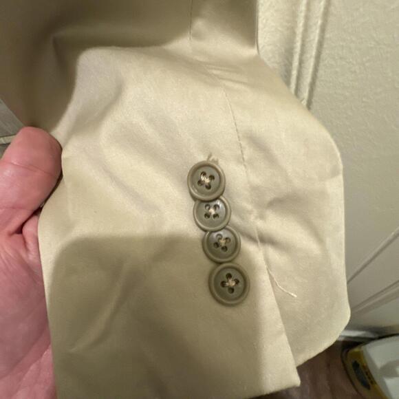 Theory Men's 100% Cotton 2-Button Jacket Blazer Khaki/Tan • 44 R EXCELLENT COND! - Picture 7 of 9